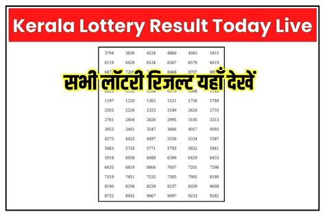 Kerala Lottery Result Today 15 06 2024 Out Lucky 7 - Lucky 7