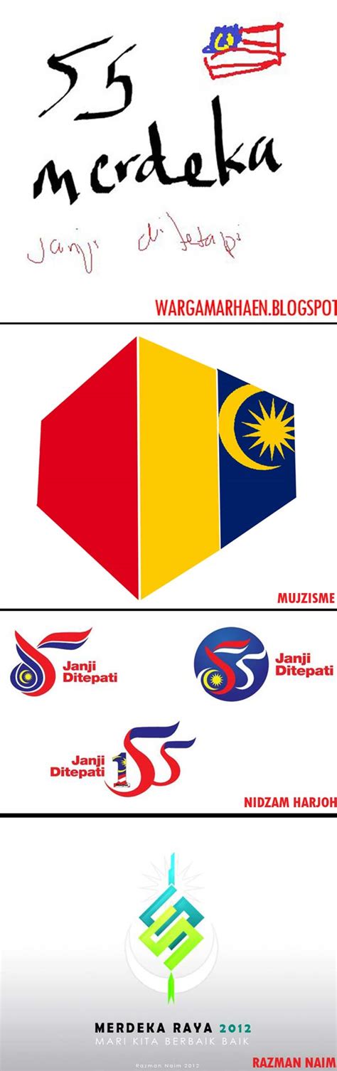 Kreatif Logo Merdeka Alternatif Rekaan Rakyat Malaysia 18 MERDEKA189 Alternatif - MERDEKA189 Alternatif