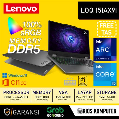 Lenovo Loq 15IAX9I Resmi Di Indonesia Laptop Gaming Labtoto Resmi - Labtoto Resmi