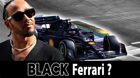 Lewis Hamilton Addresses Black Ferrari F1 2025 Livery FERARRI88 - FERARRI88
