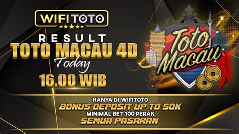 Live Toto Macau Hari Ini 16 Juni 2024 DATAMACAU4D - DATAMACAU4D