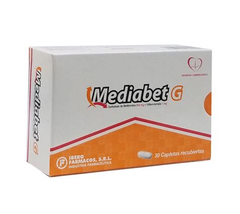 Mediabet G 850 5mg Capletas Farmaciard Mediabet - Mediabet