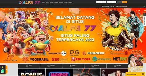 Menelusuri Keunggulan ALFA77 Situs Judi Slot Online Terpercaya ALFA77 - ALFA77