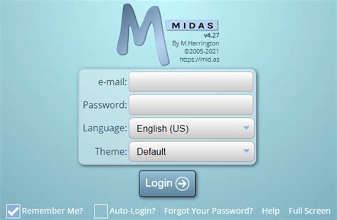 Midas User Account MIDAS303 Login - MIDAS303 Login