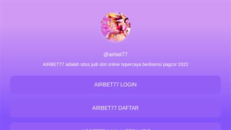 More Info AIRBET77 - AIRBET77