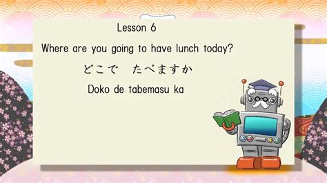 Nihongo O Narau Lesson 6 Learn Japanese Kikimas Login - Kikimas Login