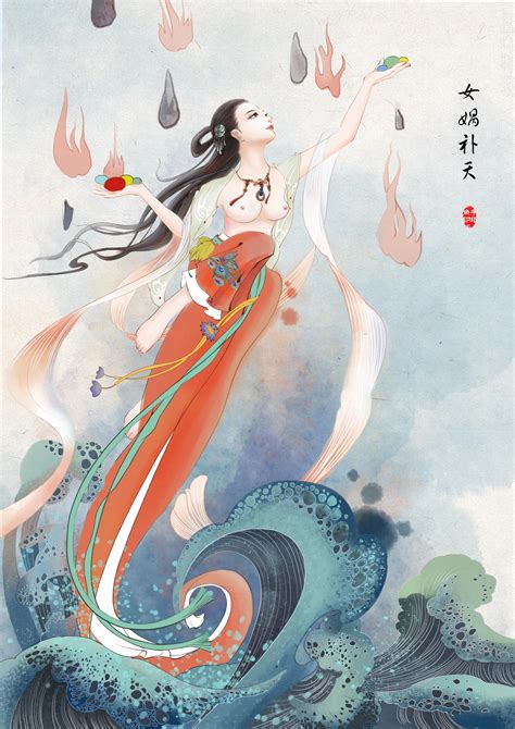 Nuwa Chinese Goddess Of Creation Storiespub Com Nuwa - Nuwa