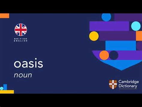 Oasis English Meaning Cambridge Dictionary Oasis - Oasis