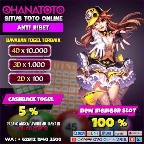Ohanatoto Daftar Agen Togel Online 4d 3d 2d Ohanatoto Rtp - Ohanatoto Rtp