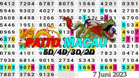 Paito Warna Toto Macau 5 6 Juni 2024 Paito Mc - Paito Mc