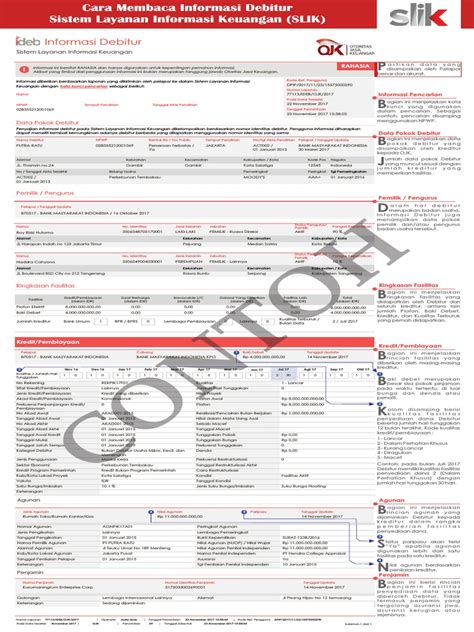 Pdf Copy Of New Slik Online Portal Ojk Idebku - Idebku