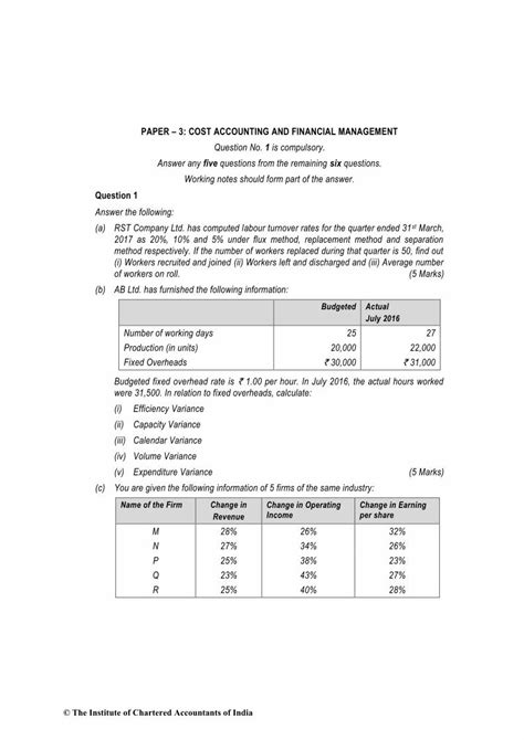 Pdf Paper 3 Cost And Management Accounting Questions Discount Rtp - Discount Rtp