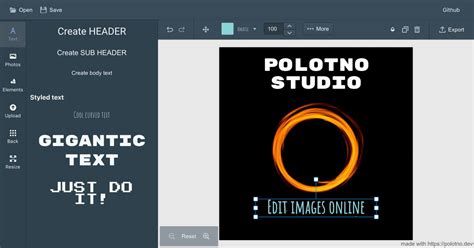 Polotno Studio Make Graphical Designs Polototo - Polototo