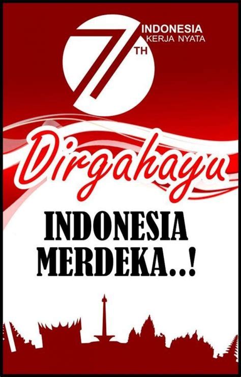Poster Dirgahayu Kemerdekaan 71 Tahun Indonesia Dandi Blank MERDEKA189 Alternatif - MERDEKA189 Alternatif