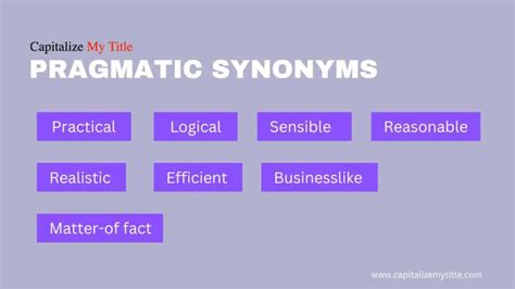 Pragmatic Synonyms 61 Similar And Opposite Words Merriam Pragmatic - Pragmatic