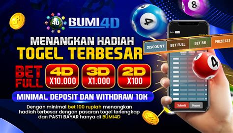 Prediksi Akurat Judi Togel Online BUMI4D BUMI4D - BUMI4D