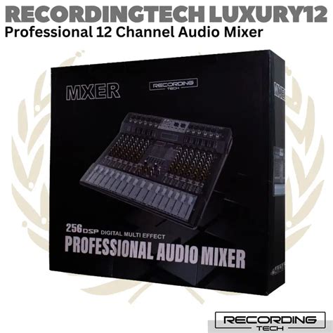 Recording Tech Luxury 12 Mixing Console Tokopedia LUXURY12 Resmi - LUXURY12 Resmi
