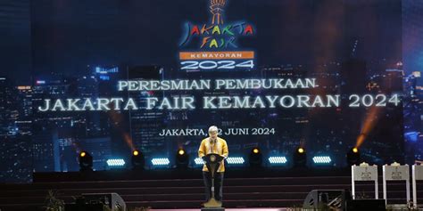 Resmi Dibuka Jakarta Fair 2024 Hadirkan Kembali Pameran Resmi - Resmi