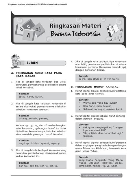 Ringkasan Materi Bahasa Indonesia Bab 6 Kelas 7 7angkasa  Resmi - 7angkasa  Resmi