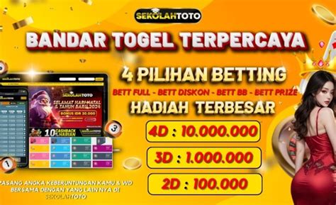 Sekolahtoto Situs Bandar Togel Resmi Dan Toto Togel Sekolahtoto - Sekolahtoto