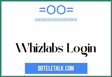 Sign In Whizlabs WHIZ88 Login - WHIZ88 Login