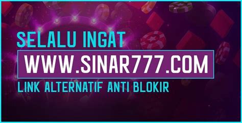 Sinartogel Situs Online Resmi Terpercaya SINAR777 - SINAR777