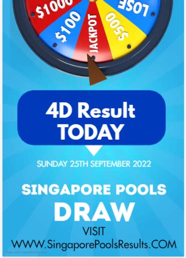 Singaporepools Latest 4d Results 4dlovers - 4dlovers