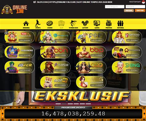 Slot ONLINE138 ONLINE138 Situs Slot Online Terpercaya Pantang Judi DEPOSLOT138 Online - Judi DEPOSLOT138 Online