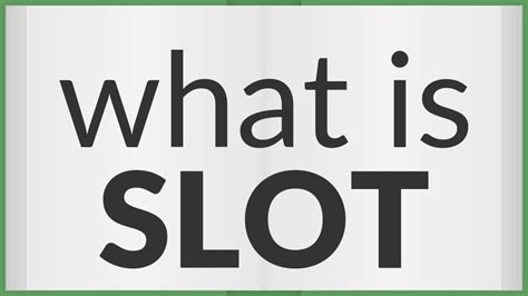 Slot Definition Amp Meaning Dictionary Com Slotted - Slotted