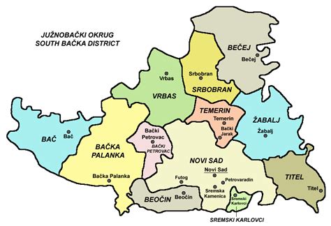 South Bačka District Serbia Settlements In Municipalities Beo 138 - Beo 138