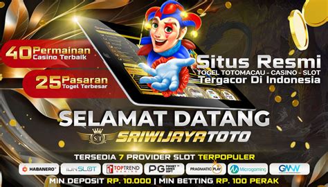 Sriwijayatoto Sriwijayatoto Situs Togel Casino Dan Slot Online Sriwijayatoto Slot - Sriwijayatoto Slot