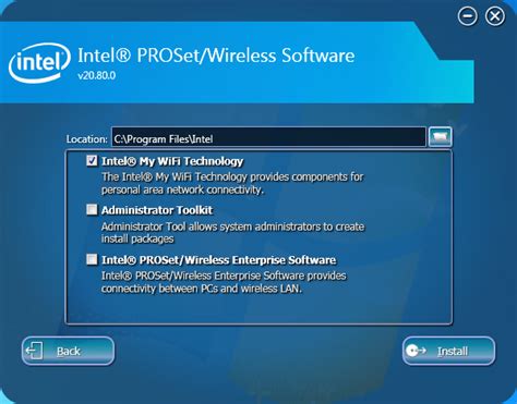 Support For Intel Proset Wireless Software PRO8ET - PRO8ET