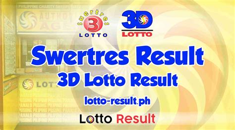 Swertres Result Official Lotto Results Today Pcso - Pcso