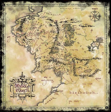 The Maps Of Middle Earth Tolkien Gateway Wilderland - Wilderland