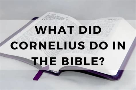 Topical Bible Cornelius Cornelius - Cornelius