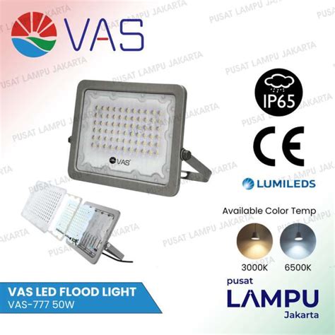 Vas 777 Lampu Sorot Led Flood Light 50watt LAMPU77 - LAMPU77
