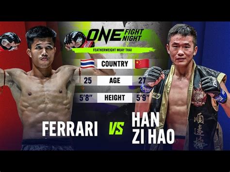 Wild Muay Thai Action Ferrari Vs Han Zi Muaythai - Muaythai