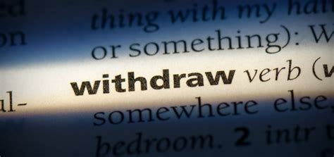 Withdraw Definition Amp Meaning Dictionary Com Withdraw - Withdraw