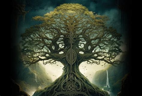 Yggdrasil Mythical Tree In Norse Mythology Mythology Net Yggdrasil - Yggdrasil