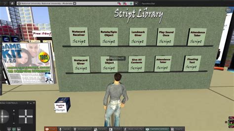 second life script library  Shows a dialog box in the lower right corner of the avatar 's screen (upper right in Viewer 1