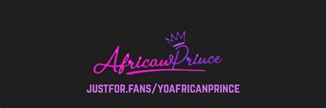 Africanprince26 OnlyFans channel