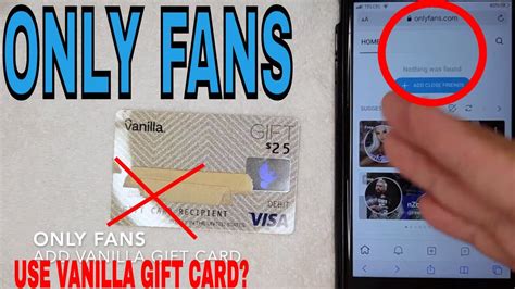 Does Onlyfans Accept Vanilla Gift Cards Instagram Leaks Telegram channel preview