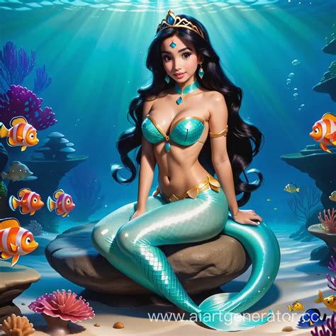 Preview 2 of Little Mermaid Nude Naked