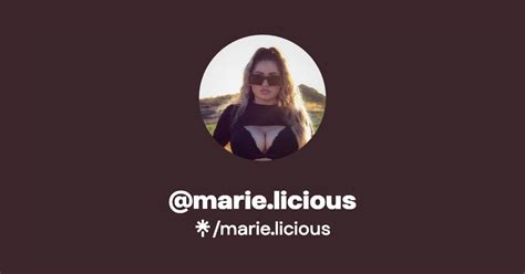 Marie licious OnlyFans channel