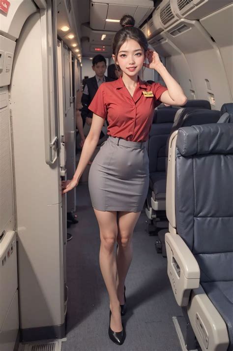 Preview 2 of Porn Flight Attendant Patreon Sexy Leaks