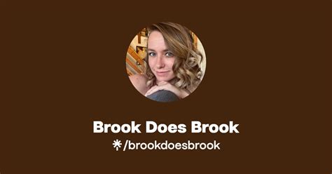 Brookdoesbrook leaked OnlyFans channel