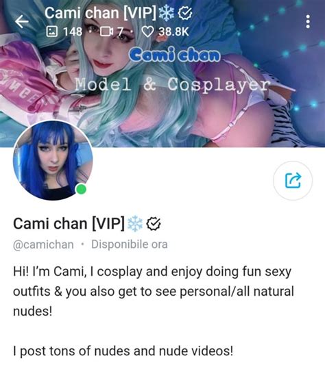 Cami chan telegram OnlyFans channel