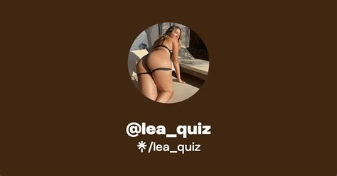 Lea quizz telegram OnlyFans channel