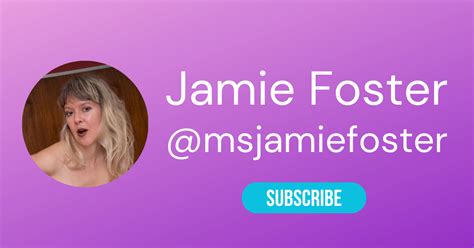 Msjamiefoster nude OnlyFans channel