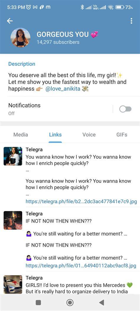 Telegram gorgeous OnlyFans channel